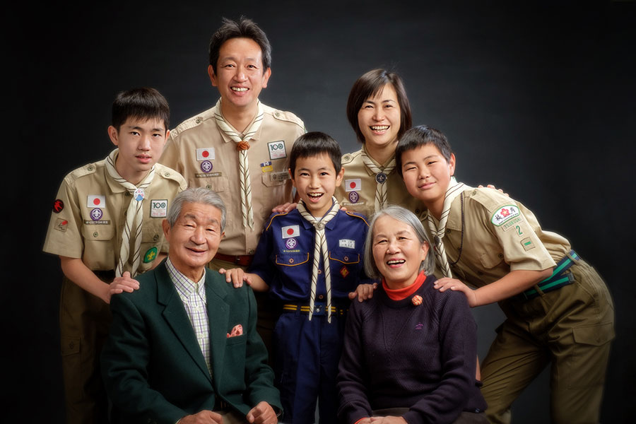 いつもの笑顔を写真に