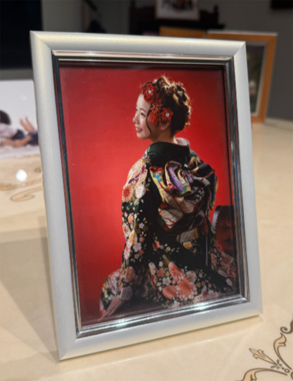 キャビネサイズフレーム入りプレゼント