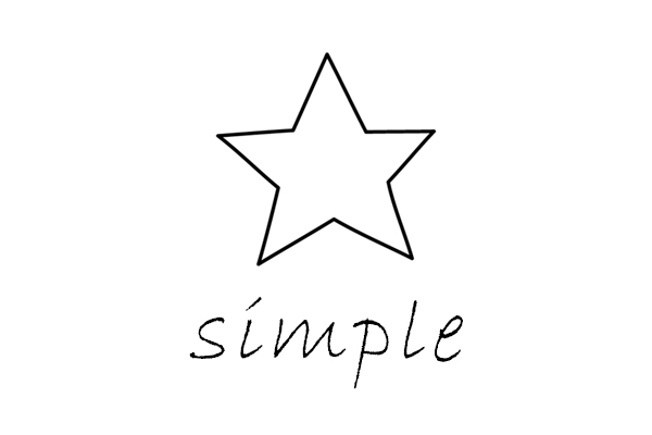 シンプル
